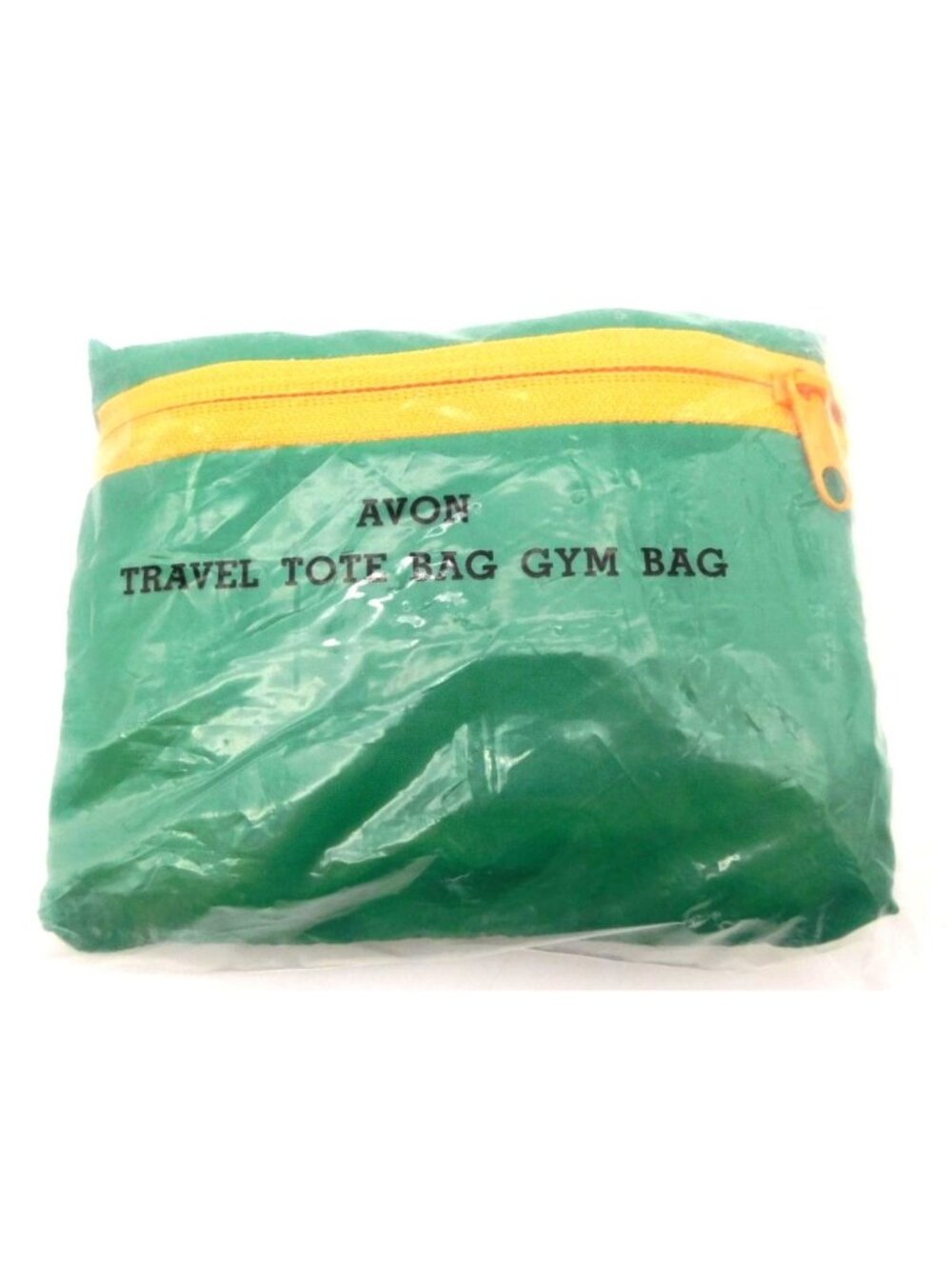 Vintage Avon Travel Tote Gym Bag Green Nylon Weekender Duffel NOS NIP 1997